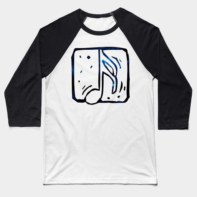 musical note Baseball T-Shirt by bahullah_art